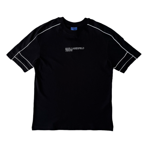 Karl Lagerfeld Klj Relaxed Piping Tee - koszulka męska - zdjęcie 1