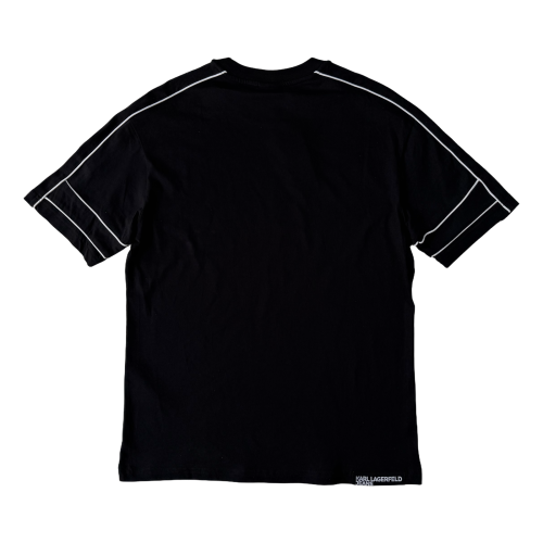 Karl Lagerfeld Klj Relaxed Piping Tee - koszulka męska - zdjęcie 2