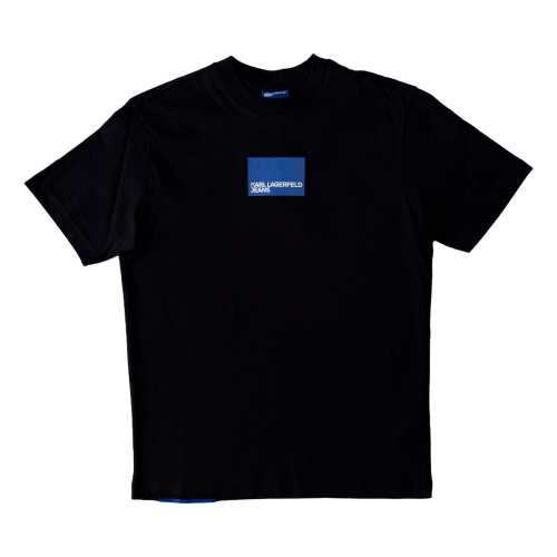Karl Lagerfeld Klj Regular Sslv Logo Tee - koszulka damska - zdjęcie 1