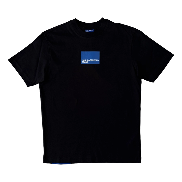 Karl Lagerfeld Klj Regular Sslv Logo Tee - koszulka damska - zdjęcie 1