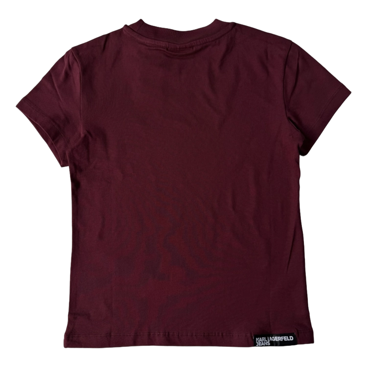 Karl Lagerfeld Klj Slim Ss Tee - koszulka damska - zdjęcie 2