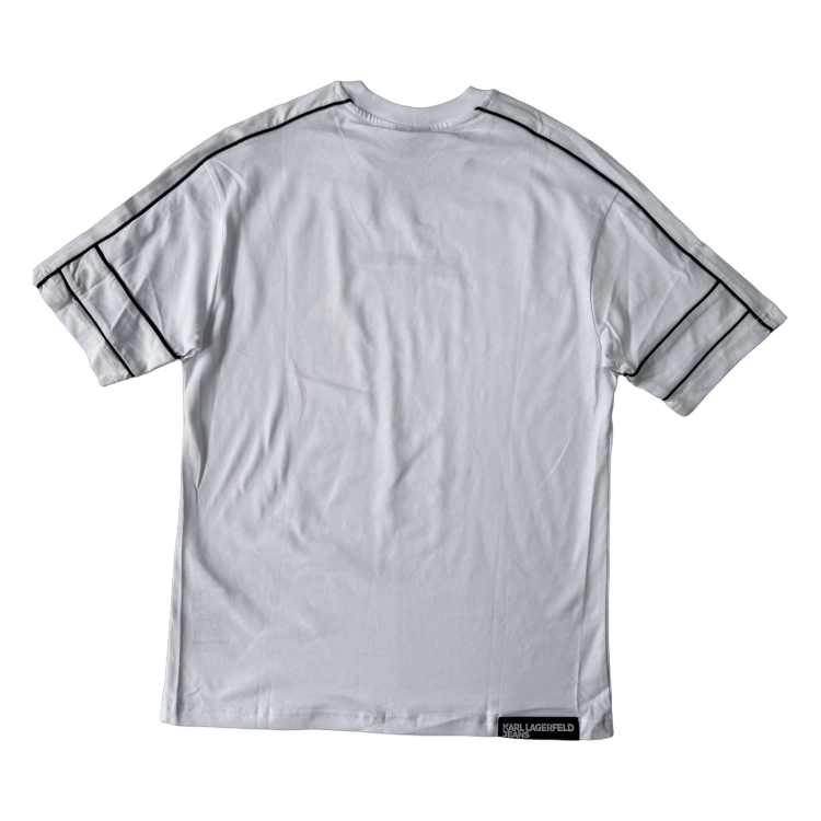 Karl Lagerfeld Klj Relaxed Piping Tee - koszulka męska - zdjęcie 2
