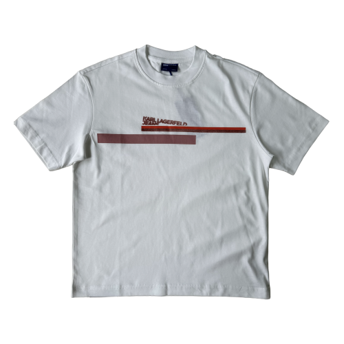 Karl Lagerfeld Klj Reg Placed Logo Tee - koszulka damska - zdjęcie 1