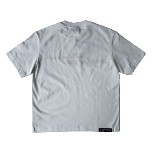 Karl Lagerfeld Klj Reg Placed Logo Tee - koszulka damska - zdjęcie 2