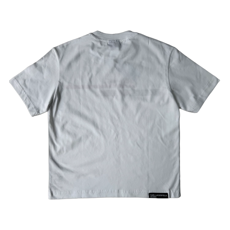 Karl Lagerfeld Klj Reg Placed Logo Tee - koszulka damska - zdjęcie 2