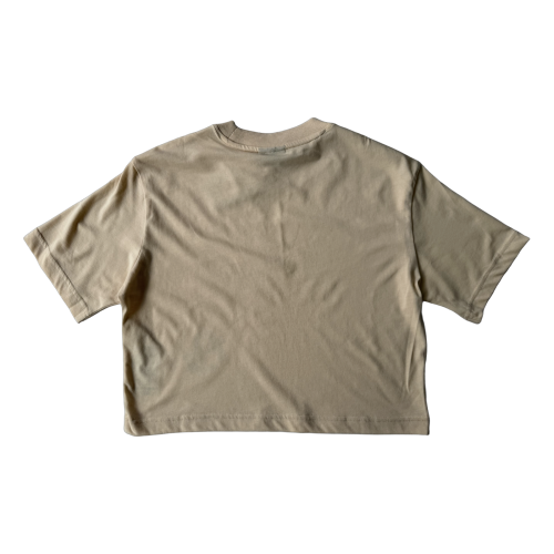 Karl Lagerfeld Klj Reg Cropped Monogram Tee - koszulka damska - zdjęcie 2