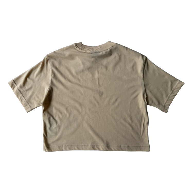 Karl Lagerfeld Klj Reg Cropped Monogram Tee - koszulka damska - zdjęcie 2