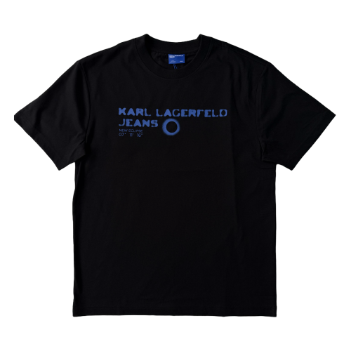 Karl Lagerfeld Klj Reg Eclipse Logo Tee - koszulka męska - zdjęcie 1