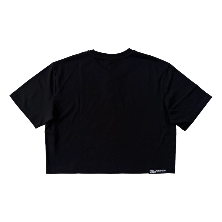 Karl Lagerfeld Klj Boxy Eclipse Graphic Tee - koszulka damska - zdjęcie 2