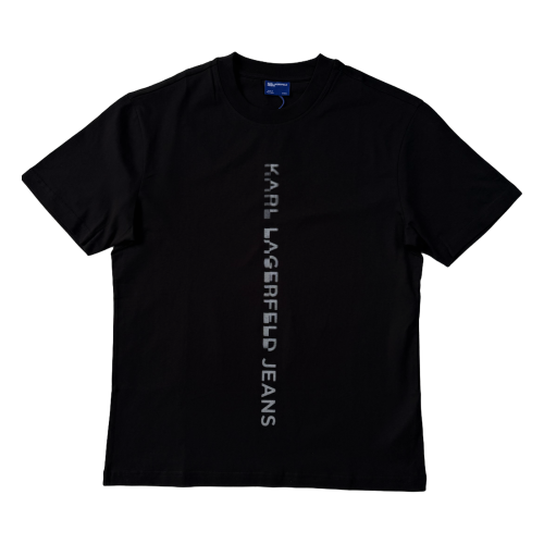 Karl Lagerfeld Klj Reg Vertical Logo Tee - koszulka męska - zdjęcie 1