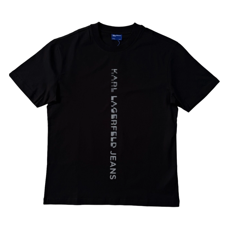Karl Lagerfeld Klj Reg Vertical Logo Tee - koszulka męska - zdjęcie 1