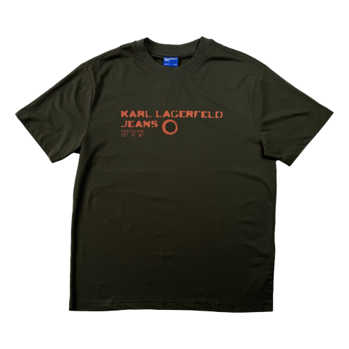Karl Lagerfeld Klj Reg Eclipse Logo Tee - koszulka męska - zdjęcie 1