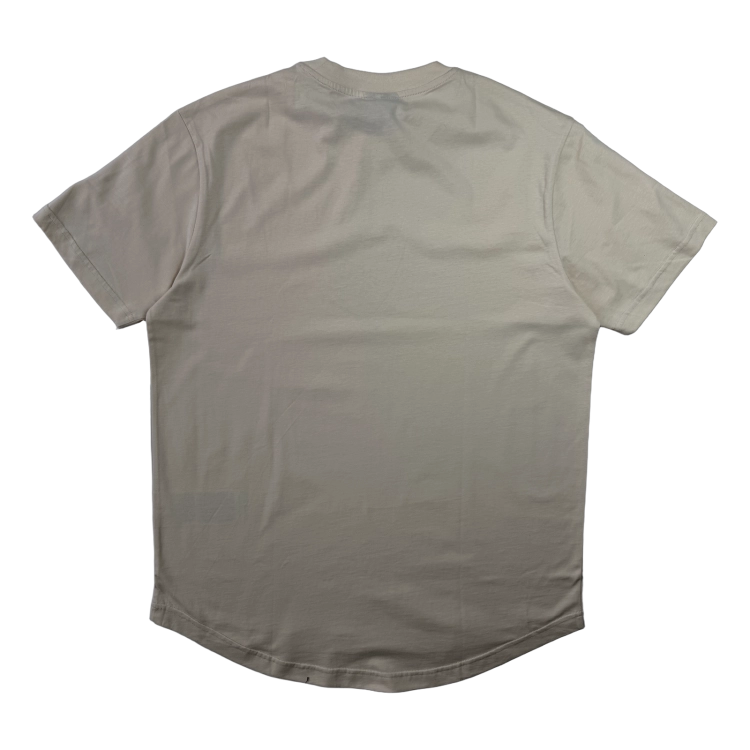 Karl Lagerfeld Klj Reg Curved Hem Shibori Tee - koszulka męska - zdjęcie 2