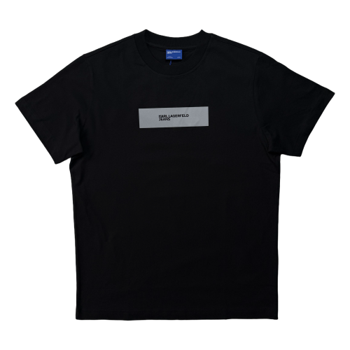 Karl Lagerfeld Klj Slim Reflective Tee - koszulka męska - zdjęcie 1