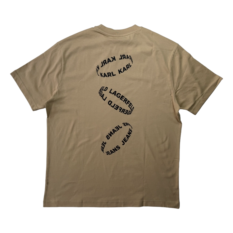 Karl Lagerfeld Klj Reg Multi Ring Tee - koszulka męska - zdjęcie 2