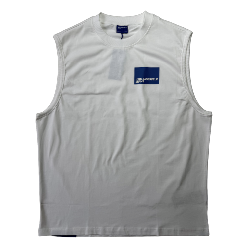 Karl Lagerfeld Klj Relaxed Box Logo Tank - koszulka męska - zdjęcie 1