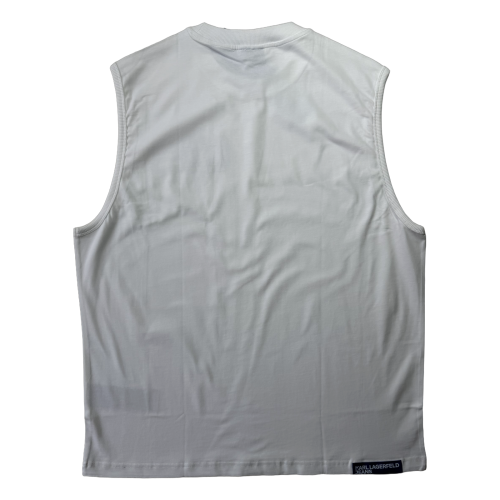 Karl Lagerfeld Klj Relaxed Box Logo Tank - koszulka męska - zdjęcie 2