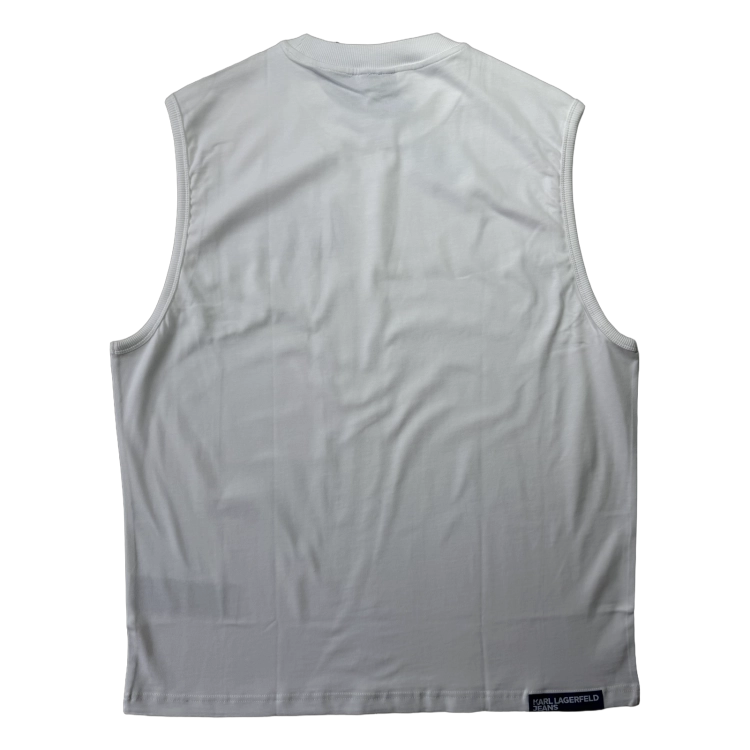 Karl Lagerfeld Klj Relaxed Box Logo Tank - koszulka męska - zdjęcie 2